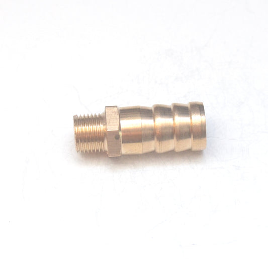 Brass Straight Male 12mm Hose ID Barb - 1/8" BSP Male