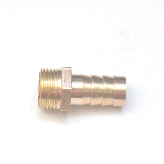 Brass Straight Male 12mm Hose ID Barb - 3/8" BSP Male