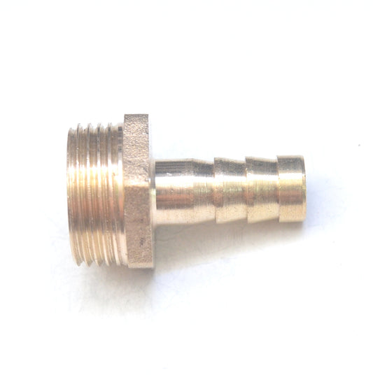 Brass Straight Male 12mm Hose ID Barb - 3/4" BSP Male