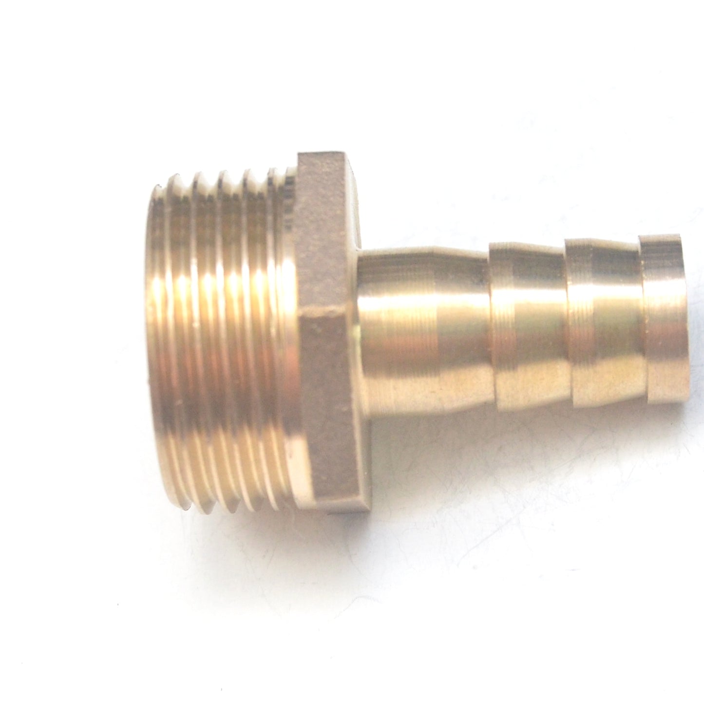 Brass Straight Male 16mm Hose ID Barb - 3/4" BSP Male