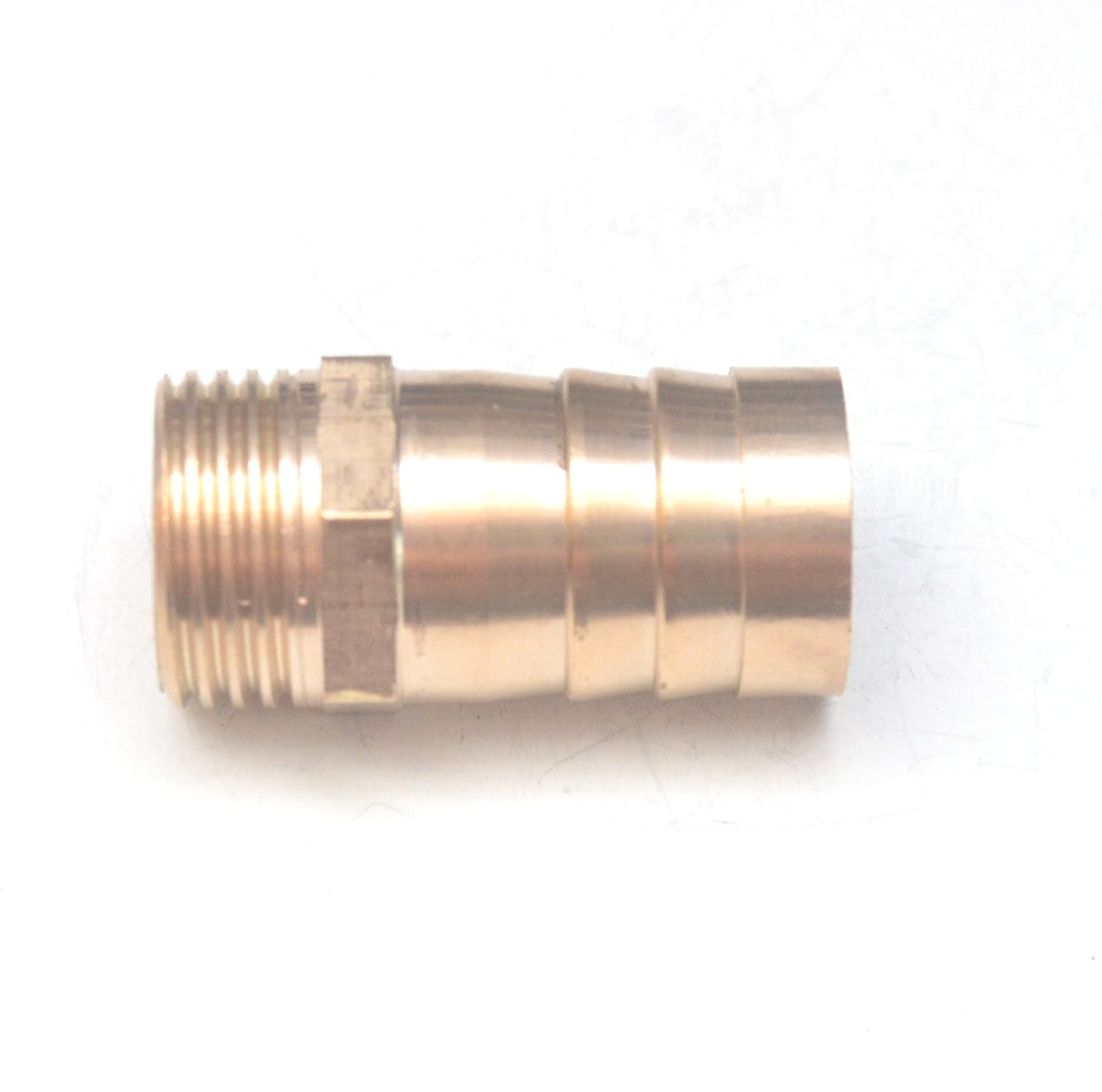 Brass Straight Male 20mm Hose ID Barb - 1/2 BSP Male