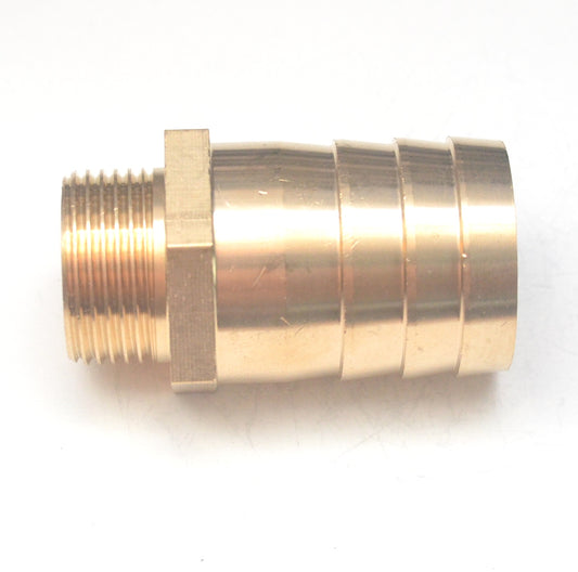 Brass Straight Male 32MM Hose ID Barb - 3/4" BSP Male