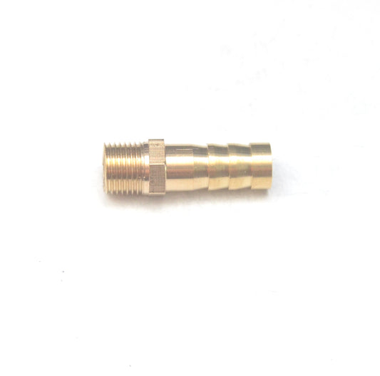 Brass Straight Male 8mm Hose ID Barb - 1/8" BSP Male