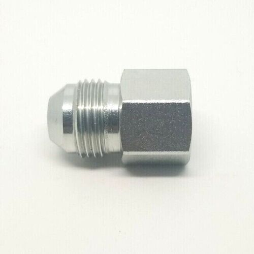 3/8 Female Jic 37° x 1/2 Male Jic 37° FasParts Hydraulic Steel Reducer Adapter