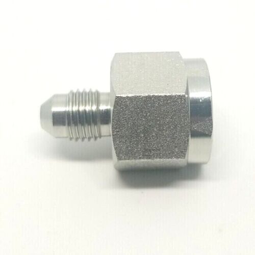 1/2 Female Jic 37° x 1/4 Male Jic 37° Hydraulic Steel Reducer Adapter 2406-08-04