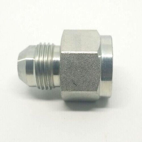 5/8 Female Jic 37° x 1/2 Male Jic 37° FasParts Hydraulic Steel Reducer Adapter