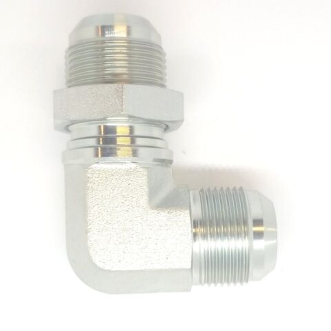 1 inch  Jic 37° Male Flare Bulkhead 90 Degree L Elbow Hydraulic Steel Fitting 2701-16-16