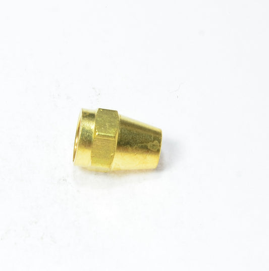 Milled Nut short 3/16 Tube Od 45 Degree Flare propane natural gas HVAC