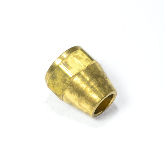 Milled Nut short 3/8 Tube Od 45 Degree Flare propane natural gas HVAC