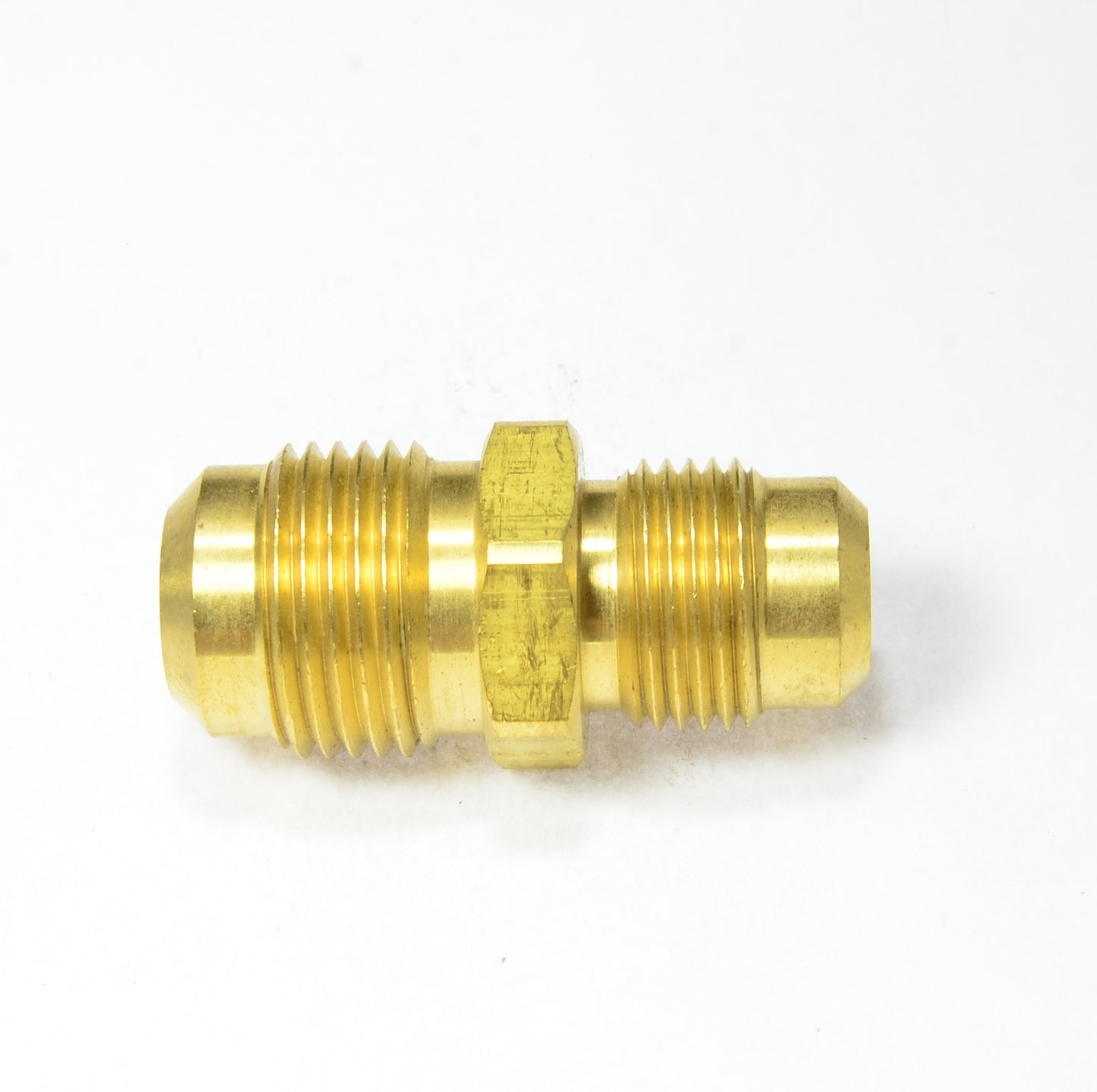 5/8 to 1/2 Male Flare Straight Reducer Union Coupling Mfl Sae 45 Degree Flare Fitting propane natural gas HVAC