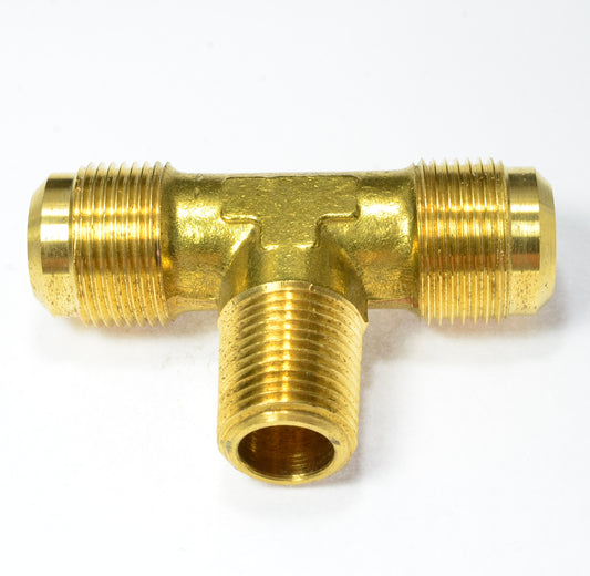 3/4 Od to 1/2 Npt Sae 45 Flare to Male Pipe Branch Tee Propane Gas Air