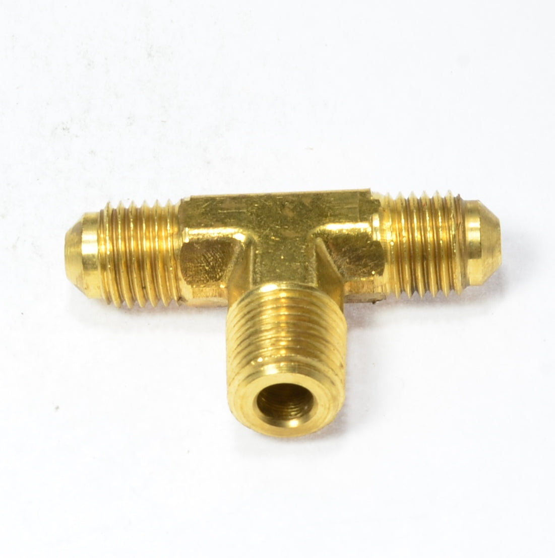 3/16 Od  to 1/8 Npt Sae 45 Flare to Male Pipe Branch Tee Propane Gas Air