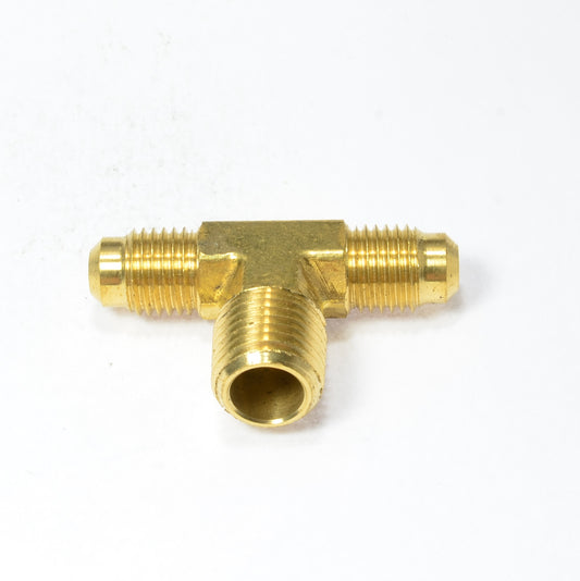 1/4 Od  to 1/4 Npt Sae 45 Flare to Male Pipe Branch Tee Propane Gas Air