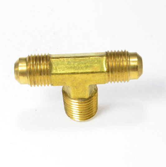 5/16 Od  to 1/4 Npt Sae 45 Flare to Male Pipe Branch Tee Propane Gas Air
