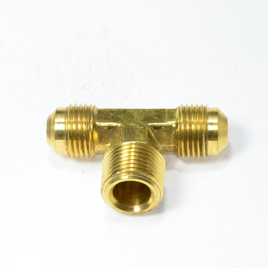 3/8 Od  to 3/8 Npt Sae 45 Flare to Male Pipe Branch Tee Propane Gas Air