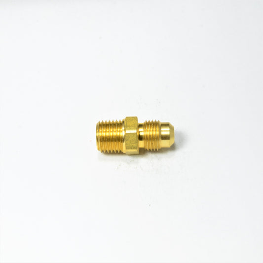 5/16 Od Male Sae 45 Flare to 3/8 Npt Male Straight Adapter Fitting for Natural Gas Propane HVAC