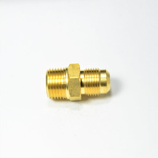 1/2 Od Male Sae 45 Flare to 3/4 Npt Male Straight Adapter Fitting for Natural Gas Propane HVAC