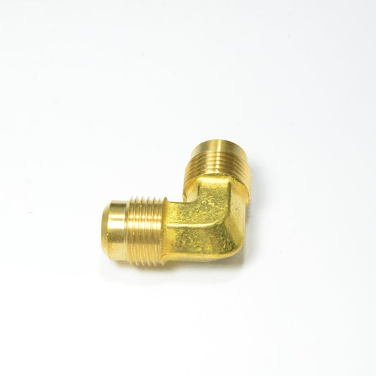 Gas Male Flare Elbow 1/2 Tube OD Sae 45 Degree Fitting for Propane HVAC Natural Gas