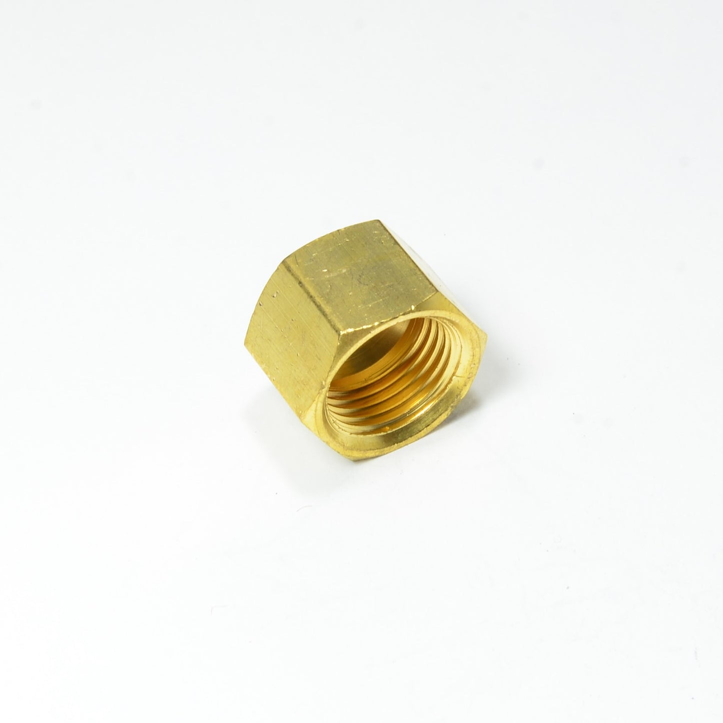 3/8 OD Female Flare Sae 45 Sealing Cap Nut Fitting for Propane HVAC Natural Gas