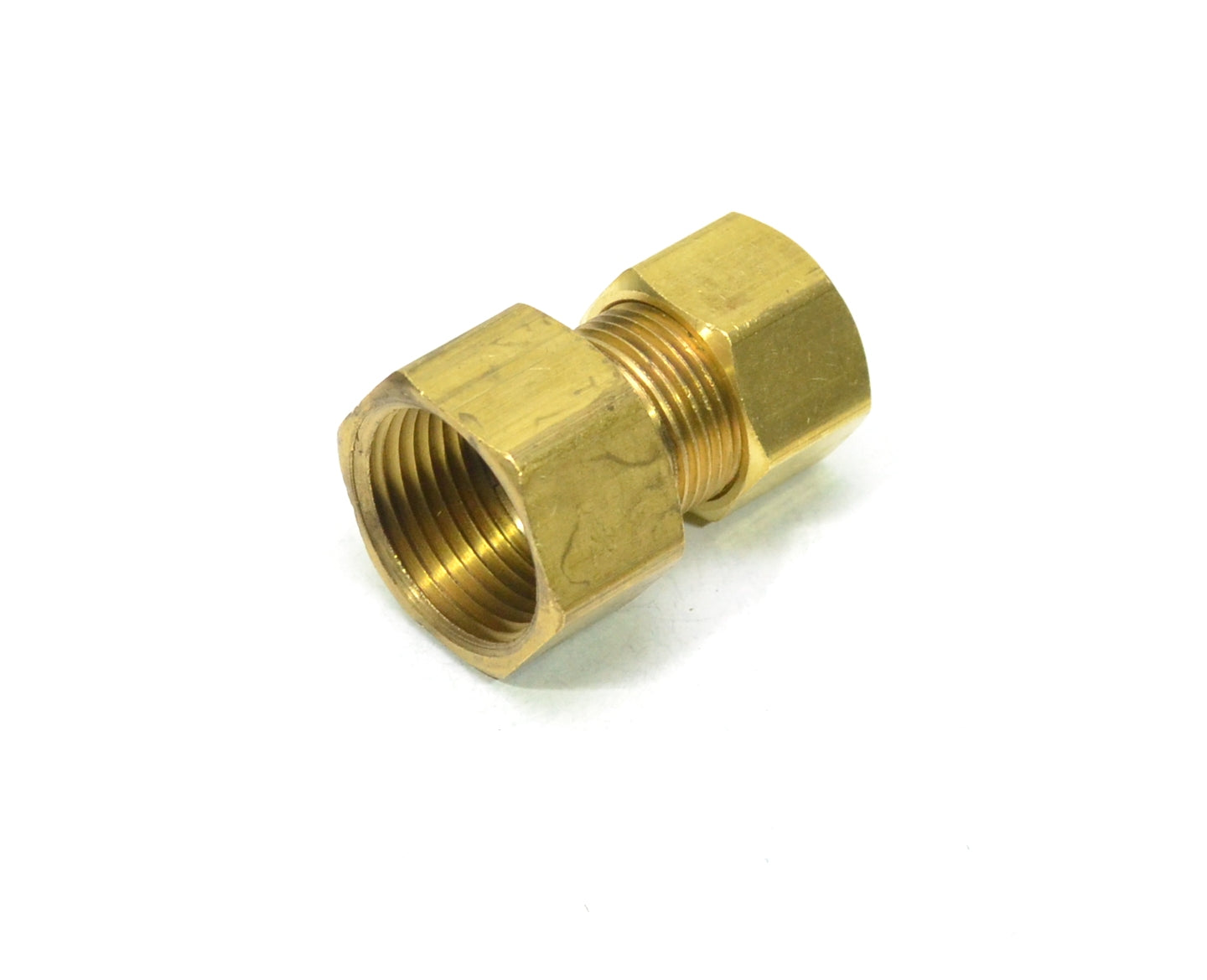 5/8 Tube OD Compression to 3/4 Npt Female Pipe Adapter Straight Fitting for Copper Tubing Water Oil Air