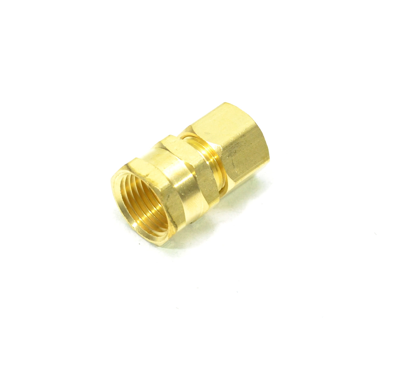 1/2 Tube OD Compression to 1/2 Npt Female Pipe Adapter Straight Fitting for Copper Tubing Water Oil Air