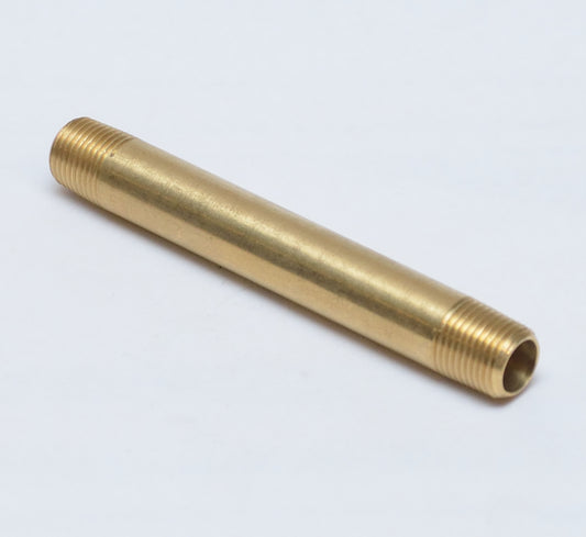 3in Long Pipe Nipple 1/8 Male Npt Brass Fitting Fuel Oil Gas