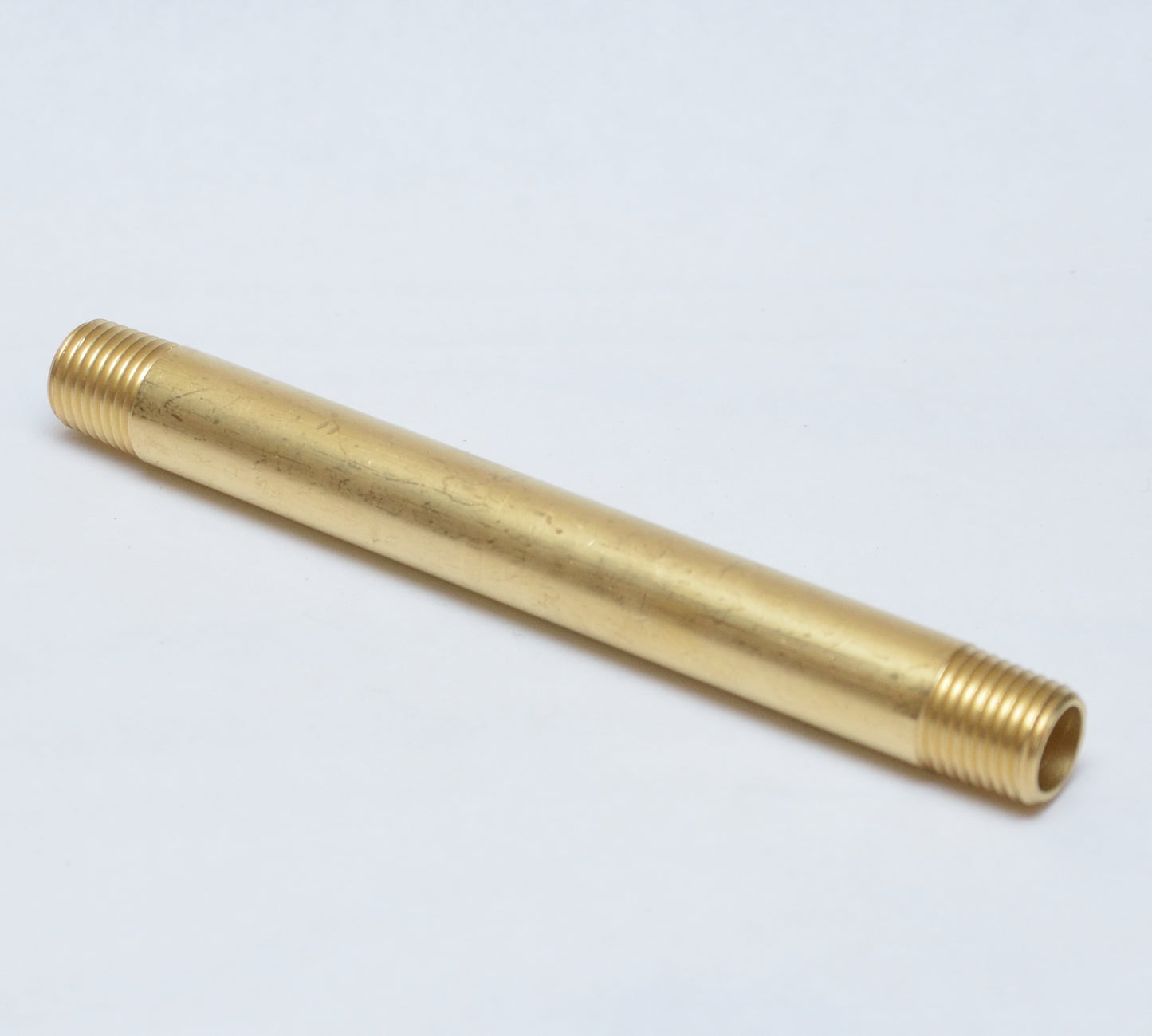 5in Long Pipe Nipple 1/4 Male Npt Brass Fitting Fuel Oil Gas