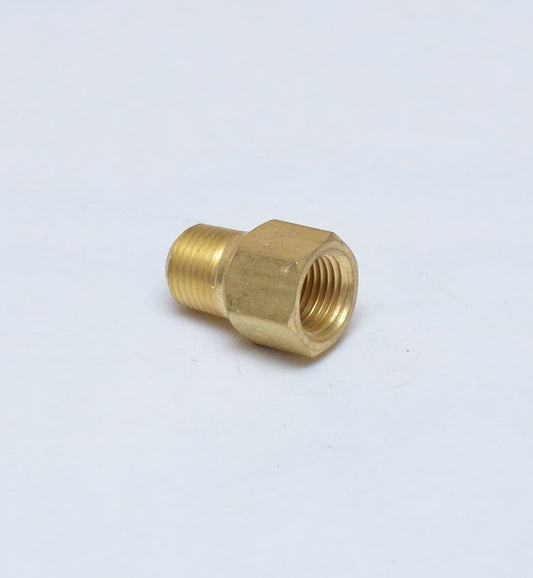 1/8" BSP Female - 1/8" BSP Male British Brass Pipe Adaptor