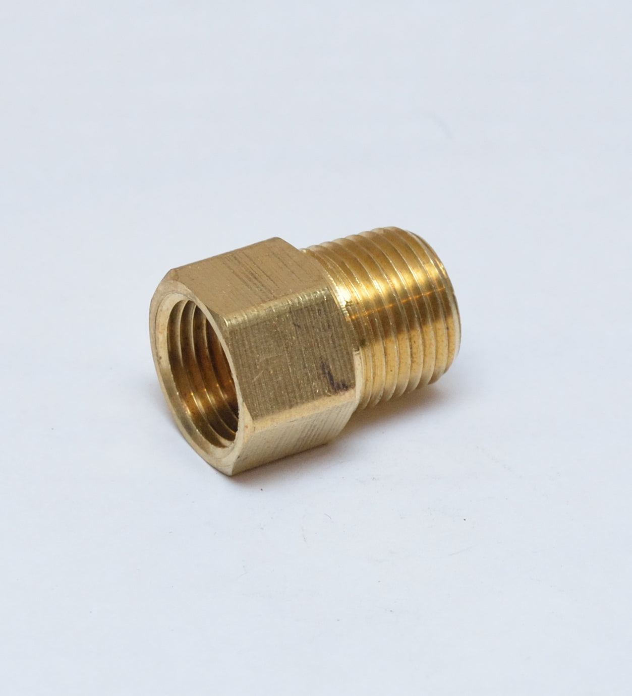 1/2" BSP Female - 1/2" BSP Male British Brass Pipe Adaptor