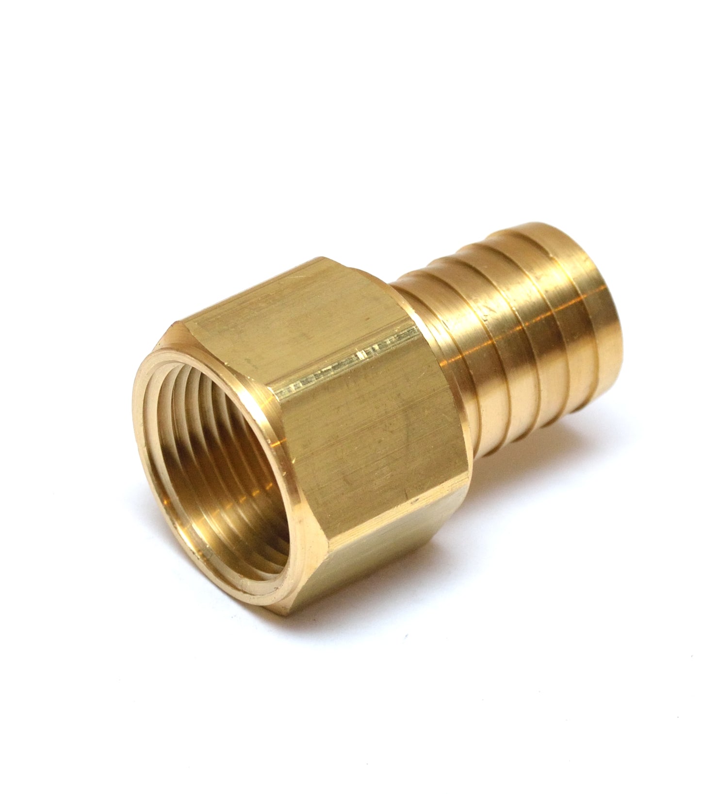 1 inch ID Barb 1 inch Female Npt Straight Hose End Fitting Brass Water Oil Air Gas