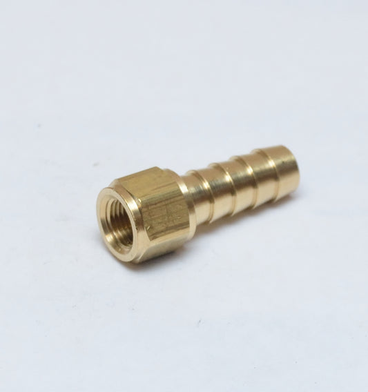 3/8 ID Barb 1/8 Female Npt Straight Hose End Fitting Brass Water Oil Air Gas