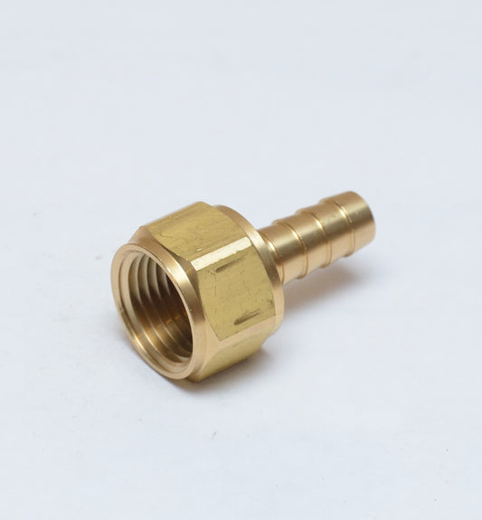 1/2 ID Barb 3/8 Female Npt Straight Hose End Fitting Brass Water Oil Air Gas