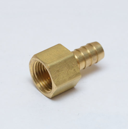 1/2 ID Barb 1/2 Female Npt Straight Hose End Fitting Brass Water Oil Air Gas