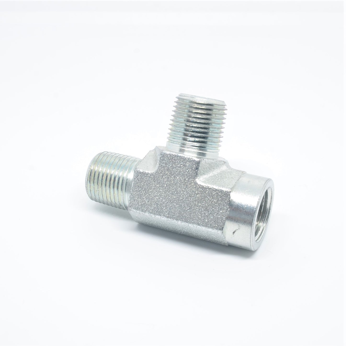 3/8 Npt Male to Female Reverse Street 3 Way Tee Steel Fitting Water Oil Gas Boat Air Fuel WOG