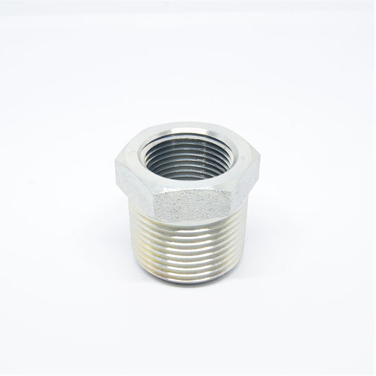 Steel 1 inch Male to 3/4 Female Npt Reducer bushing pipe fitting Fuel Oil Gas Liquid Gauge Probe