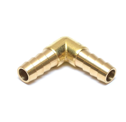 3/8 Hose ID Barb 90 Degree Elbow L Union Brass Fitting for Water Oil and Gas