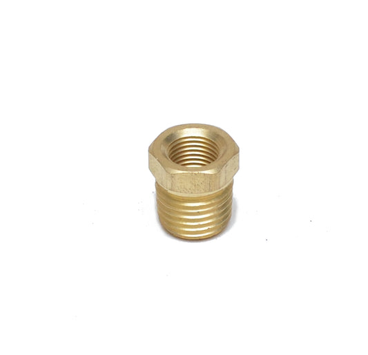 1/4 Npt Male to 1/8 Npt Female Brass Reducer Bushing Pipe Fitting Water Oil Gas Fuel