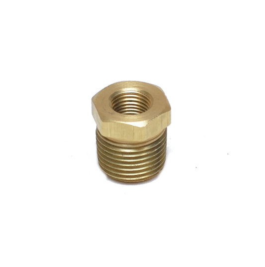 3/8 Male to 1/8 Female Npt Brass Pipe Reducer Bushing Fitting Water Fuel Gas Oil