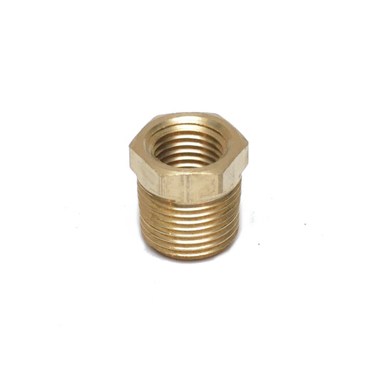 3/8 Male to 1/4 Female Npt Brass Pipe Reducer Bushing Fitting Water Fuel Gas Oil