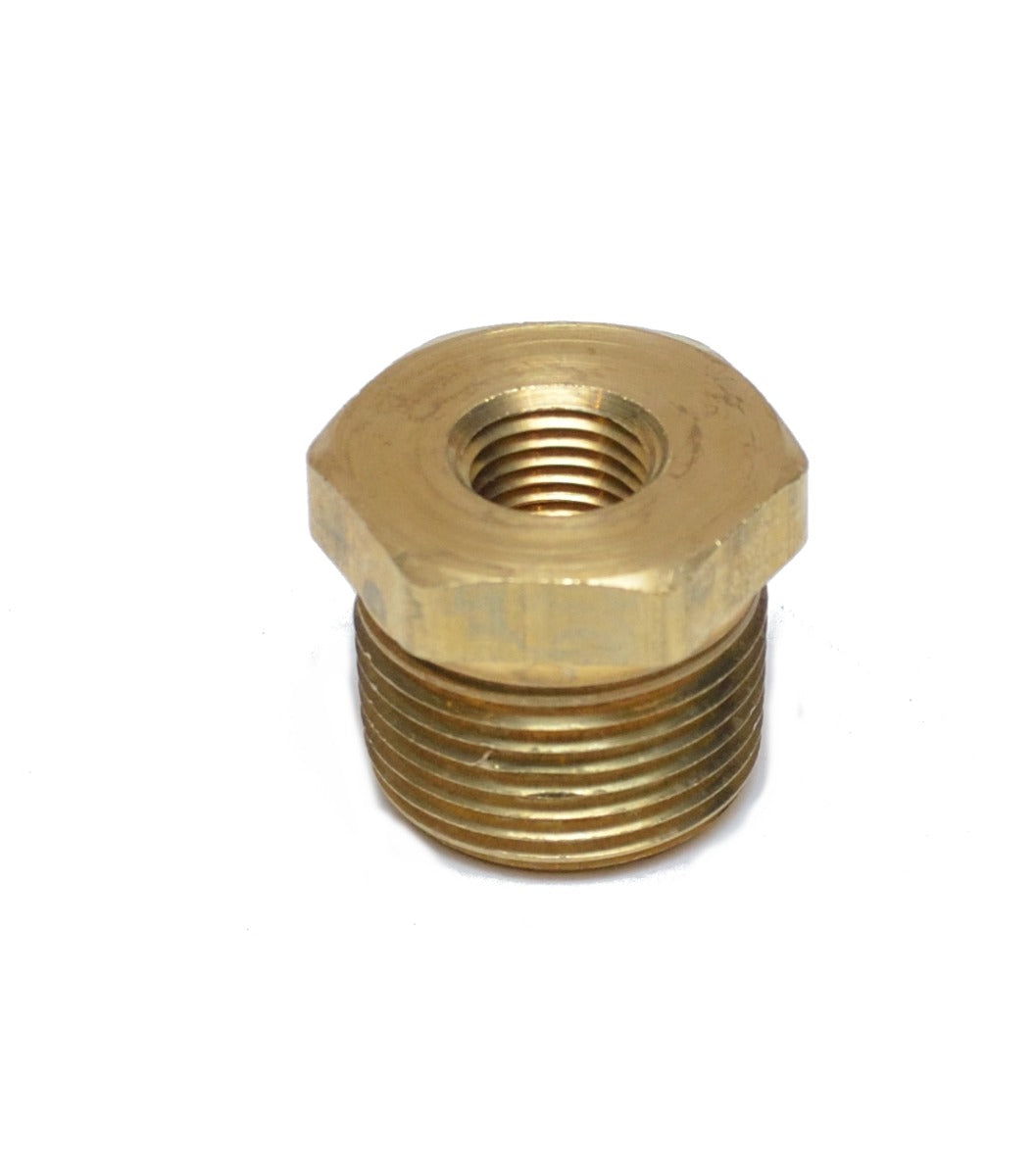 3/4 Male to 1/4 Female Npt Brass Pipe Reducer Bushing Fitting Water Fuel Gas Oil