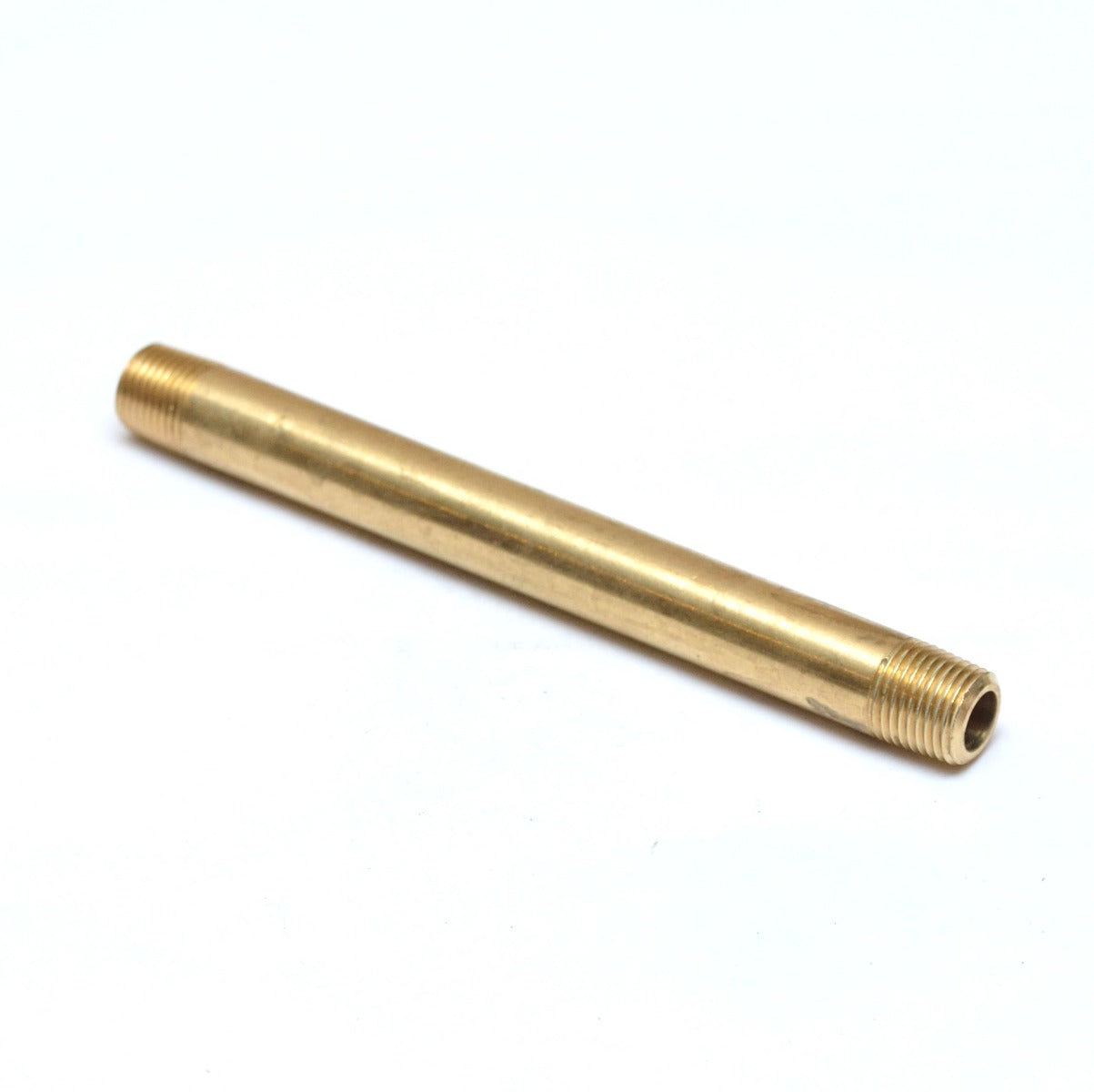 4-1/2 in Long Pipe Nipple 1/8 Male Npt Brass Fitting Fuel Oil Gas 113-A4-1/2