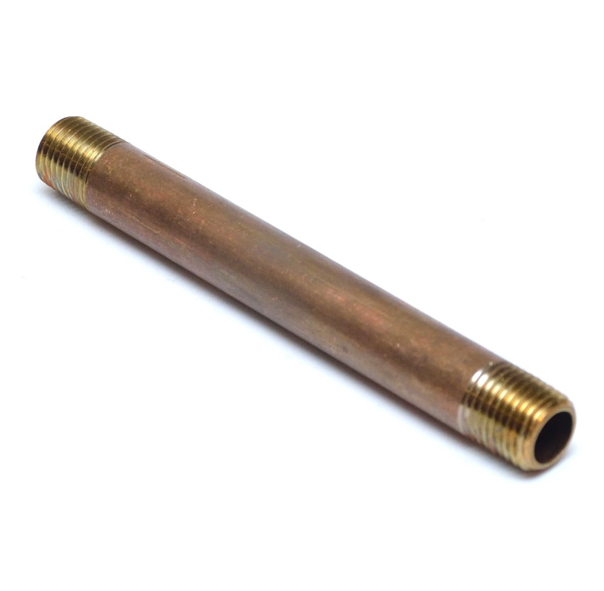 4-1/2 in Long Pipe Nipple 1/4 Male Npt Brass Fitting Fuel Oil Gas 113-B4-1/2