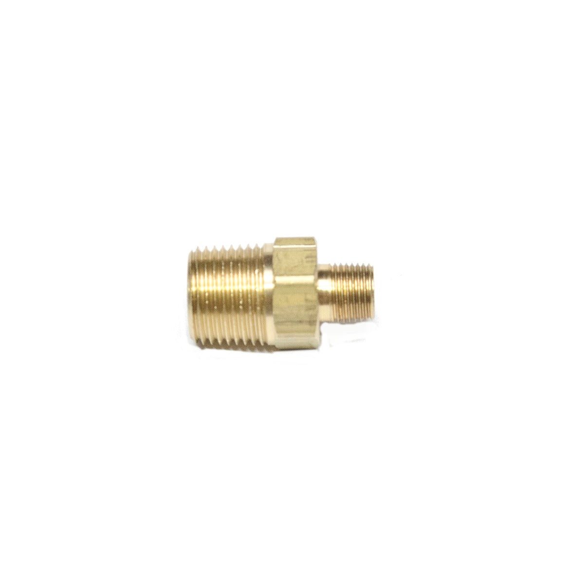 Hex Nipple Reducer 3/8 to 1/8 Male Npt Brass Fitting Air Water Fuel Oil Gas