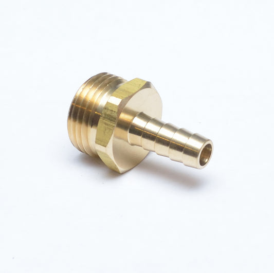 3/8" Hose ID Barb to 3/4" Garden Hose Thread Fitting North American Cold Water Irrigation Hot Wash Compatible