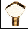FasParts Brass Male Splitter Y  Wye 1/4" NPT Female - 1/4" NPT Male